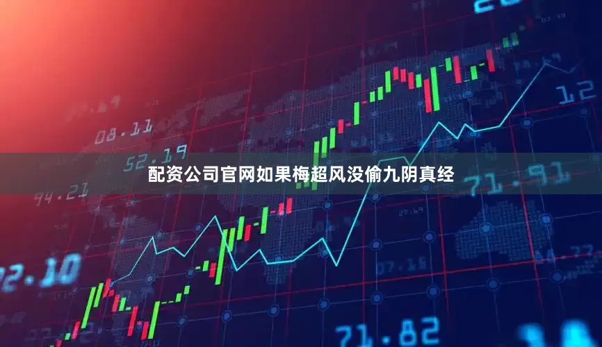 配资公司官网如果梅超风没偷九阴真经
